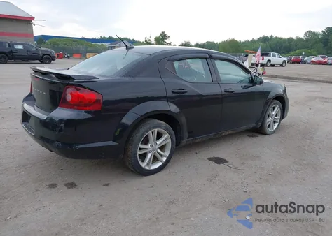 2012 Dodge Avenger Sxt Plus из США, поврежденный, VIN 1C3CDZEG1CN121868